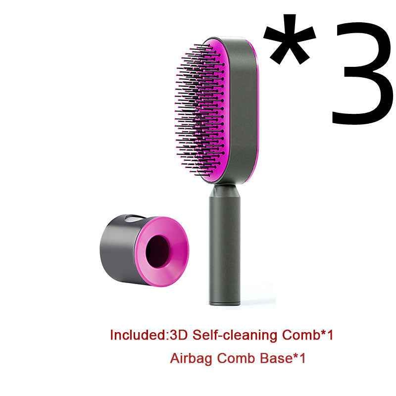 One-Key Clean Hair Comb